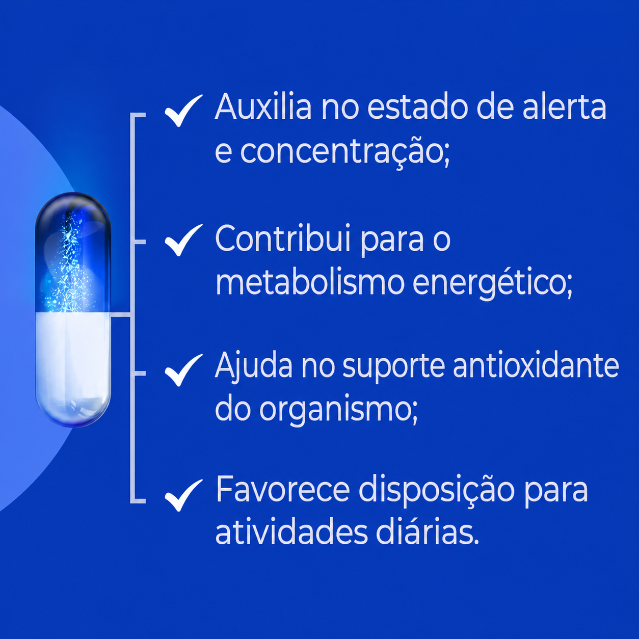 Cafeína 300mg + Chá Verde 250mg