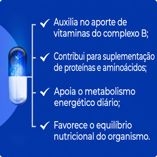 Levedo de cerveja 500mg