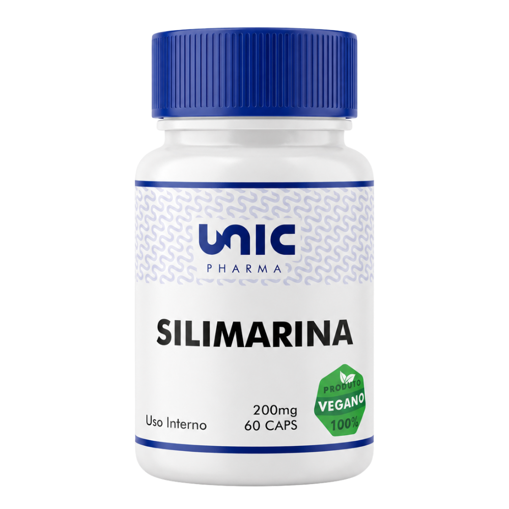 Silimarina (Carduus marianus) 200mg 60 Cápsulas Vegan