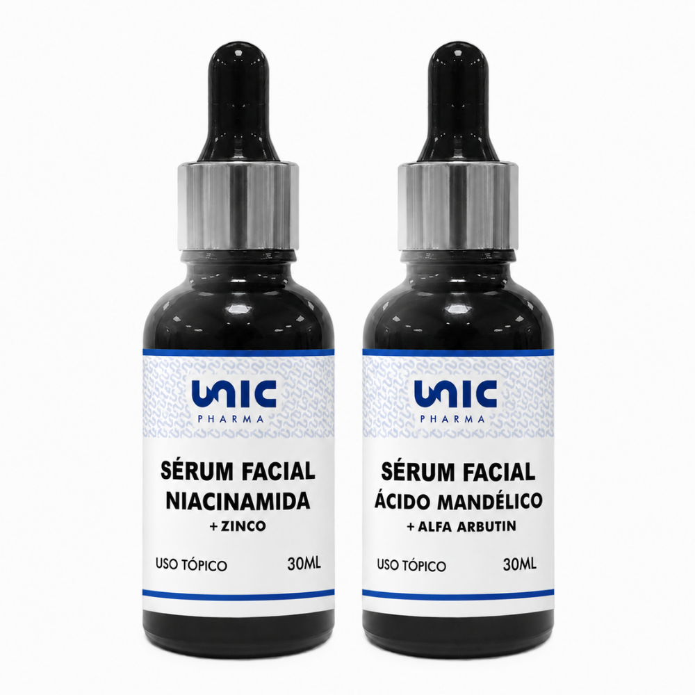 Kit Sérum Facial Niacinamida + Mandélico