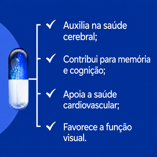 Ômega 3 Dha Vegano 180Mg - 60 Cápsulas