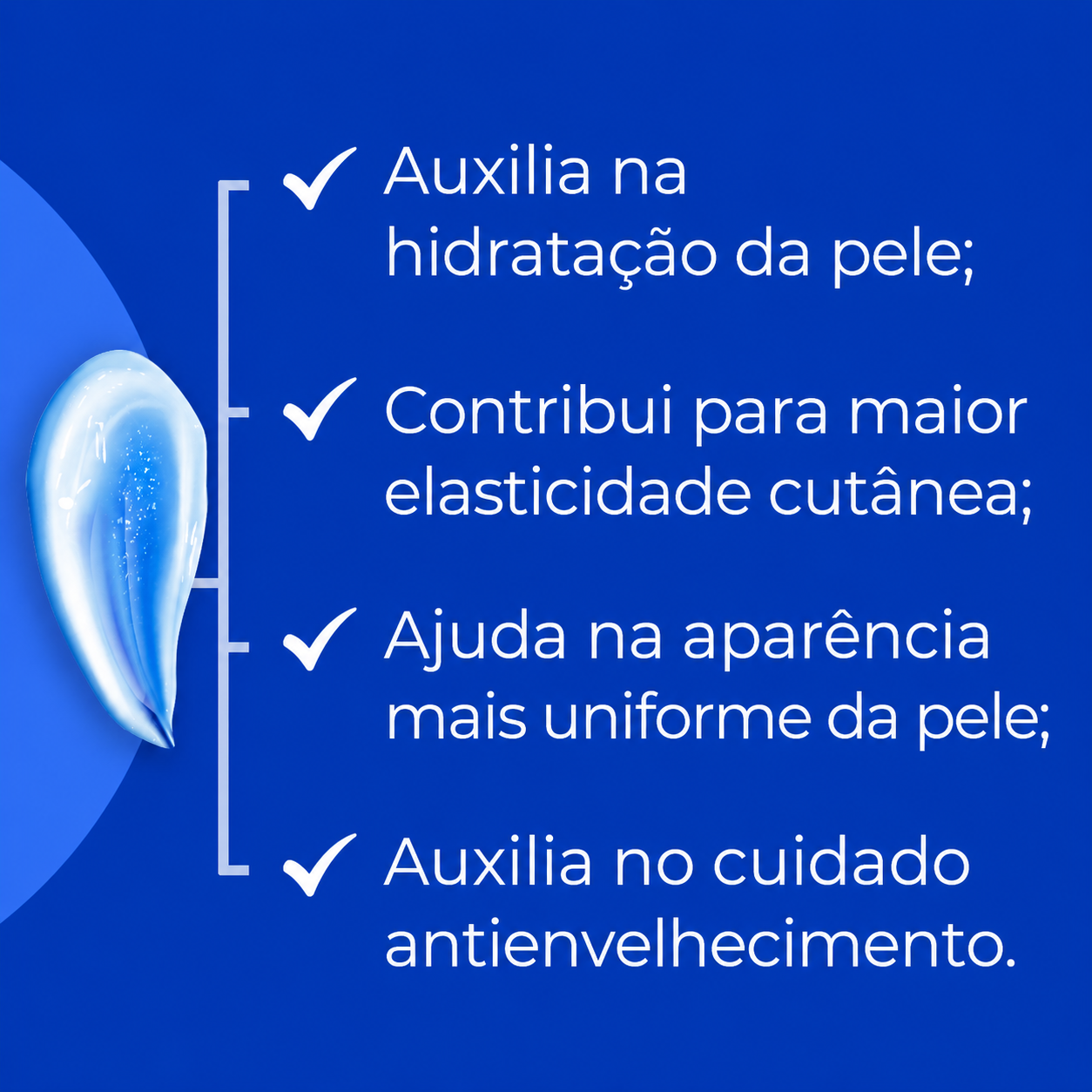 Creme Anti idade com Ácido Hialurônico + Colágeno + Argireline 30g
