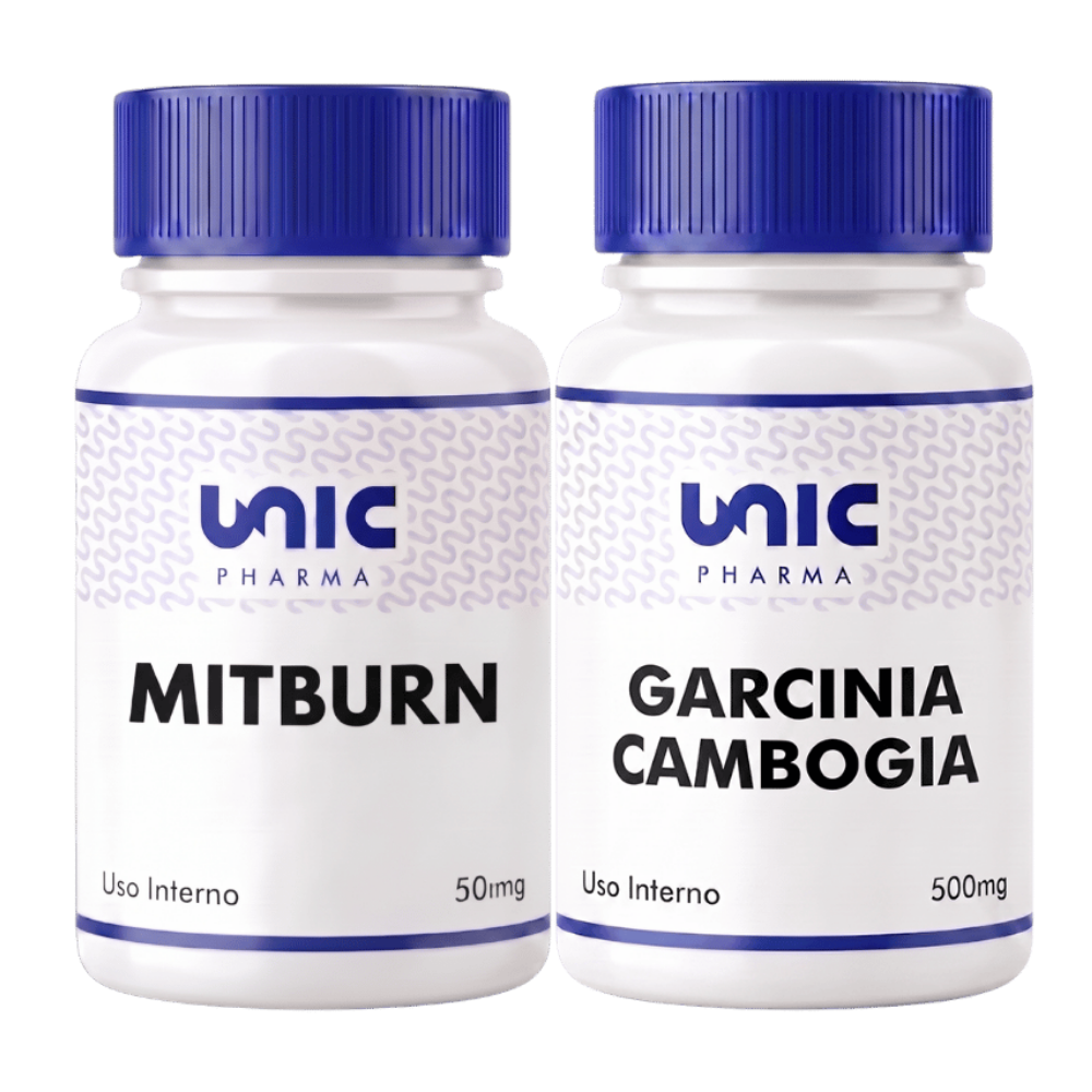 Mitburn 50Mg 30Caps + Garcinia Cambogia 500Mg - 60 Cáps