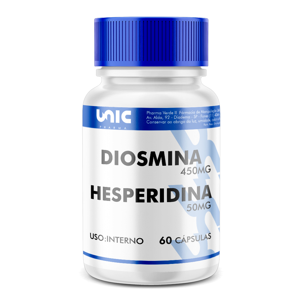Diosmina 450mg Hesperidina 50mg – 60 cápsulas