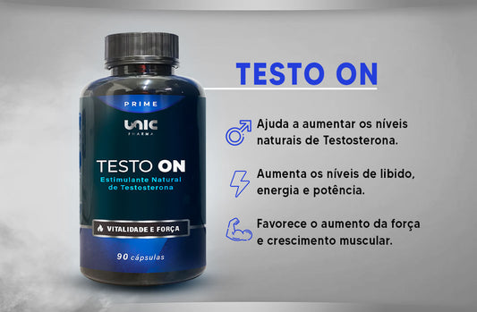 Testo On Estimulante de Testosterona 90 Cáps
